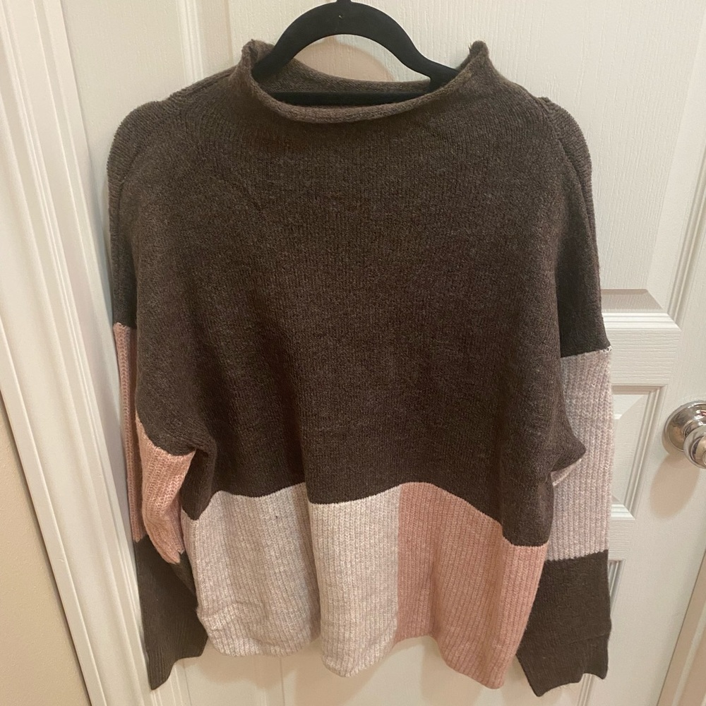 Colorblock sweater